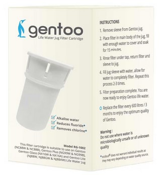 thumbnail image 2 of 3-Pack Ecobud Gentoo Water Jug Alkaline Filter Cartridge Replacement - Eco Bud 2 of 6